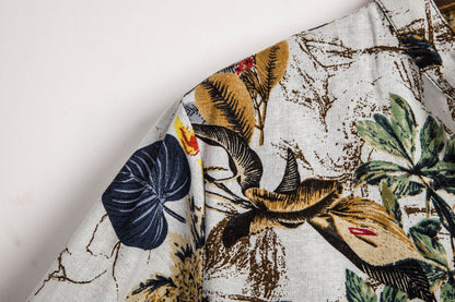 Slim shirt men contrast color printing shirt men - RALO COLLECTION STUDIO