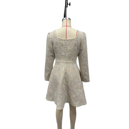 Socialite-style Plaid High-waisted Womens Dress - RALO COLLECTION STUDIO