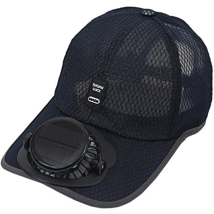 Solar Charging Fan Hat - Breathable Mesh UV Protection Baseball Cap For Men & Women - RALO COLLECTION STUDIO