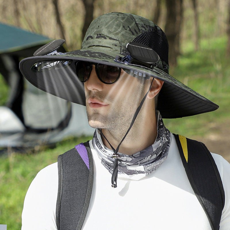 Solar Fan Cap Outdoor Mountaineering Fishing - RALO COLLECTION STUDIO