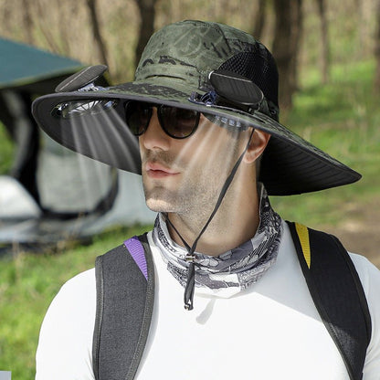 Solar Fan Cap Outdoor Mountaineering Fishing - RALO COLLECTION STUDIO
