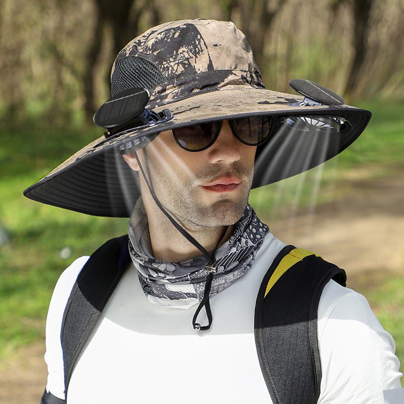 Solar Fan Cap Outdoor Mountaineering Fishing - RALO COLLECTION STUDIO