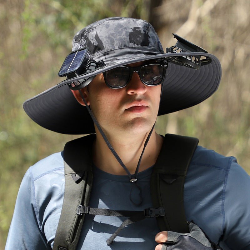 Solar Fan Cap Outdoor Mountaineering Fishing - RALO COLLECTION STUDIO