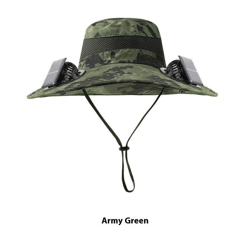 Solar Fan Cap Outdoor Mountaineering Fishing - RALO COLLECTION STUDIO