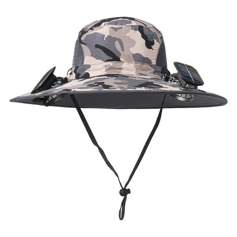 Solar Fan Cap Outdoor Mountaineering Fishing - RALO COLLECTION STUDIO