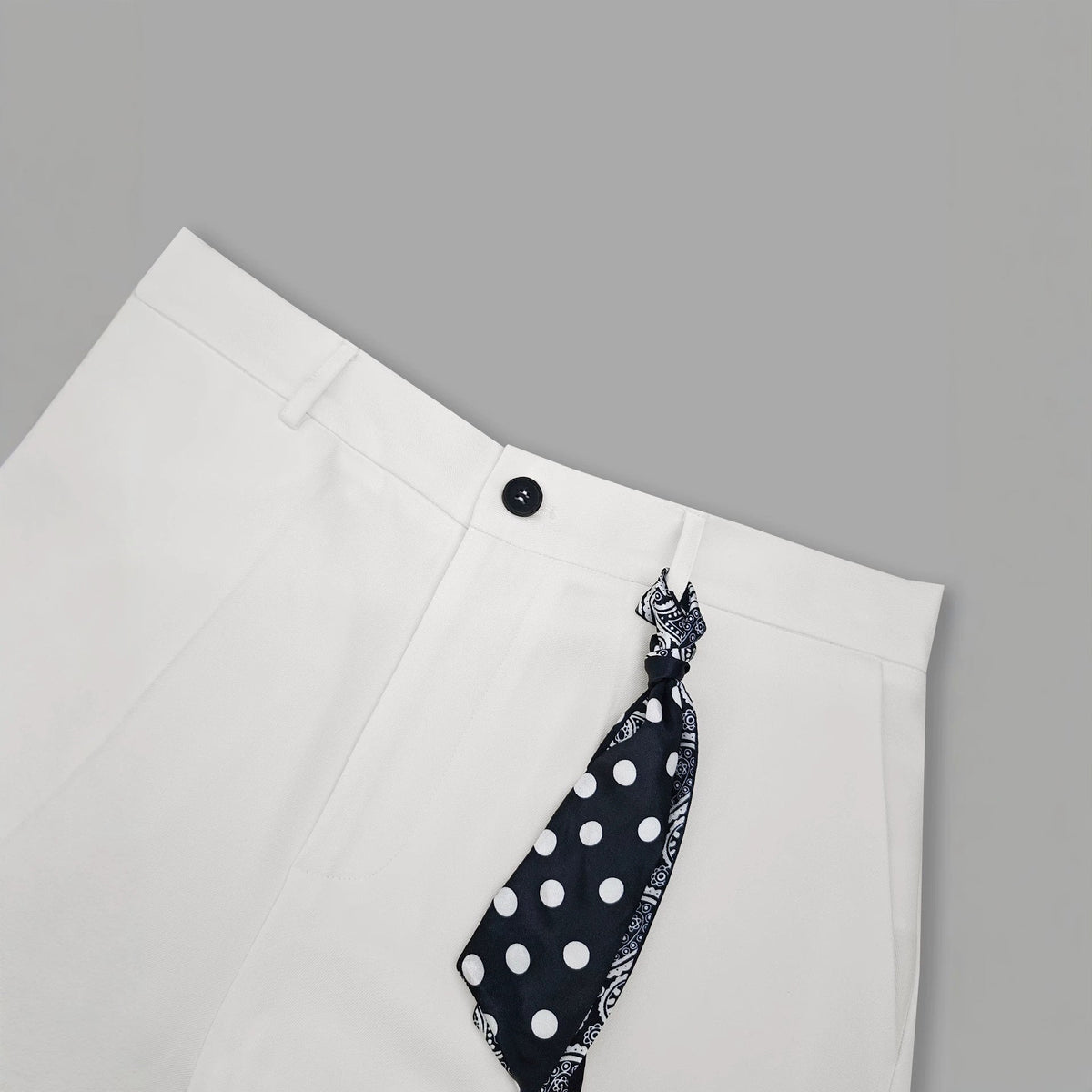 Solid-color High-waist Slightly Flared Casual Pants For Men - RALO COLLECTION STUDIO