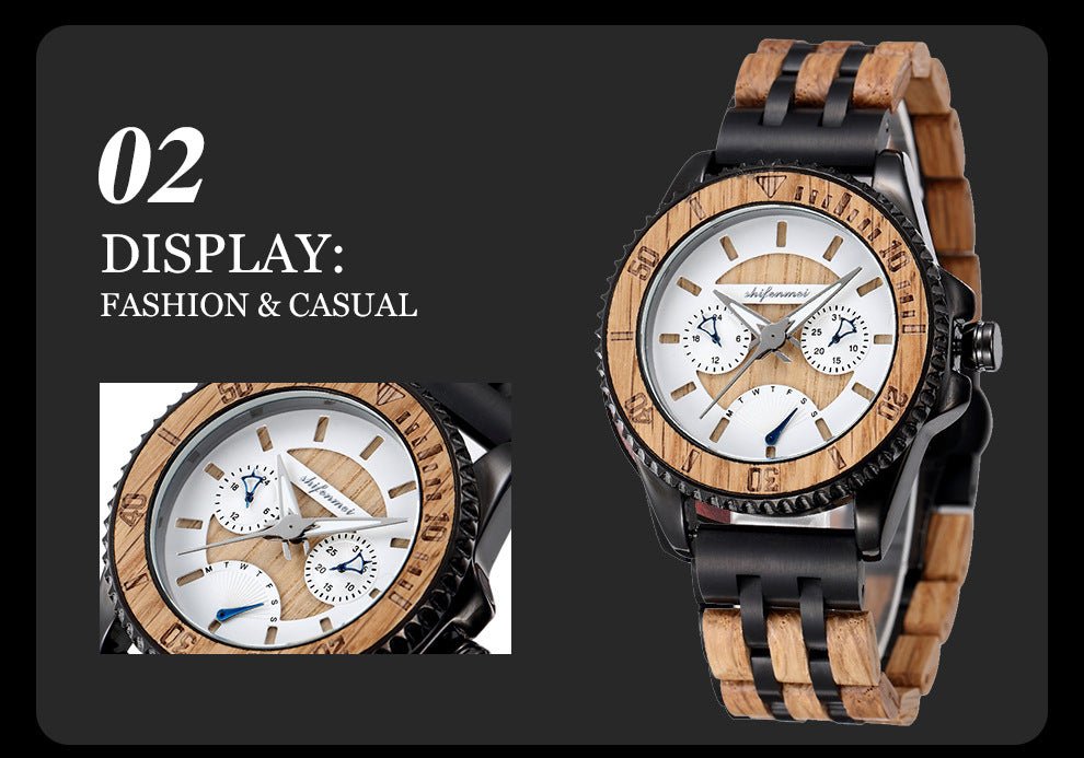 Sports Men's Watch Wood Suit Mechanical Feeling - RALO COLLECTION STUDIO