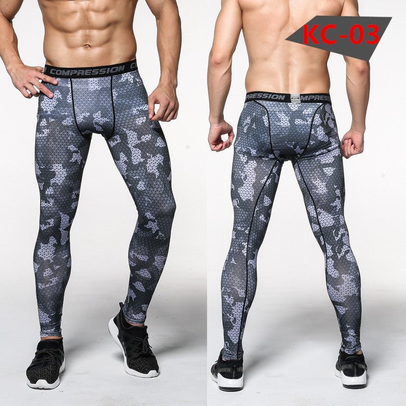 Spot Camouflage, Body-building Pants, Male, Fast Dry Pants, Running Riding Pants - RALO COLLECTION STUDIO