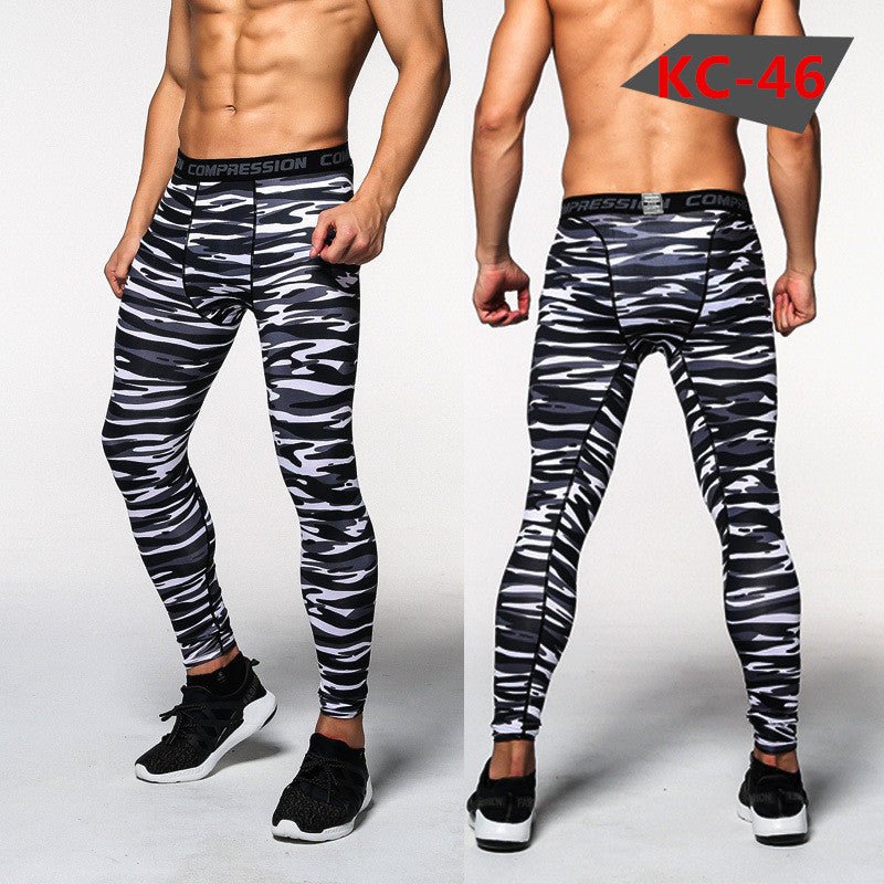 Spot Camouflage, Body-building Pants, Male, Fast Dry Pants, Running Riding Pants - RALO COLLECTION STUDIO