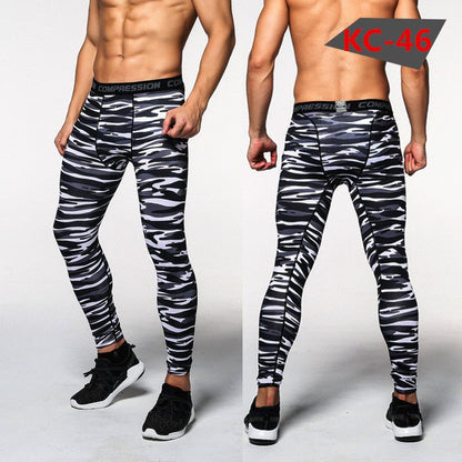 Spot Camouflage, Body-building Pants, Male, Fast Dry Pants, Running Riding Pants - RALO COLLECTION STUDIO