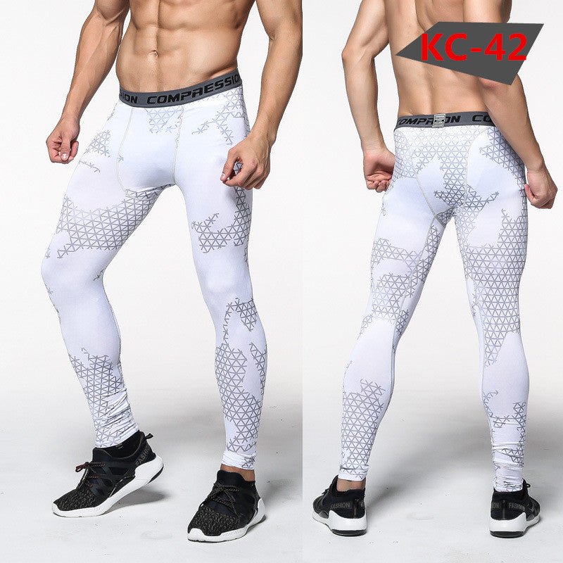 Spot Camouflage, Body-building Pants, Male, Fast Dry Pants, Running Riding Pants - RALO COLLECTION STUDIO