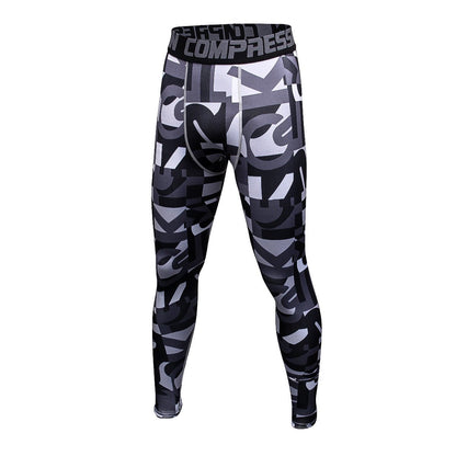 Spot Camouflage, Body-building Pants, Male, Fast Dry Pants, Running Riding Pants - RALO COLLECTION STUDIO