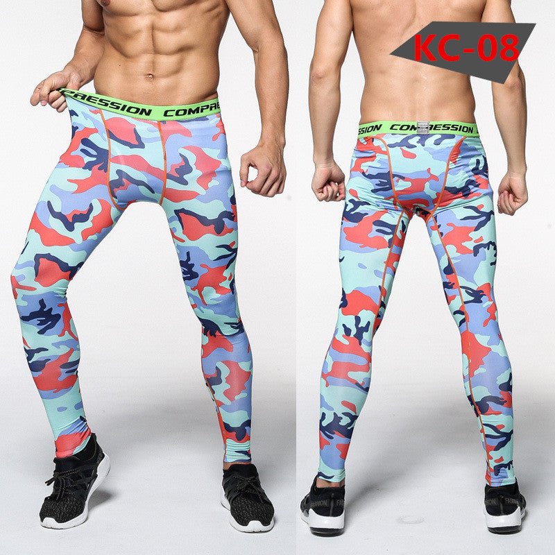 Spot Camouflage, Body-building Pants, Male, Fast Dry Pants, Running Riding Pants - RALO COLLECTION STUDIO