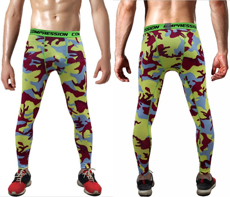 Spot Camouflage, Body-building Pants, Male, Fast Dry Pants, Running Riding Pants - RALO COLLECTION STUDIO