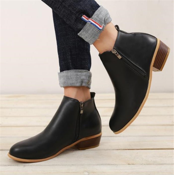 Spring Autumn New Woman Boots Low Heels - RALO COLLECTION STUDIO