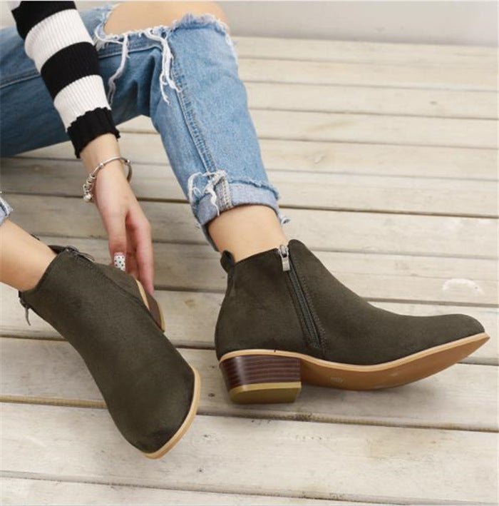 Spring Autumn New Woman Boots Low Heels - RALO COLLECTION STUDIO