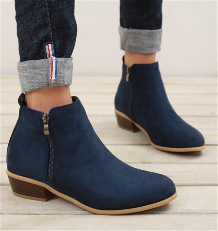 Spring Autumn New Woman Boots Low Heels - RALO COLLECTION STUDIO