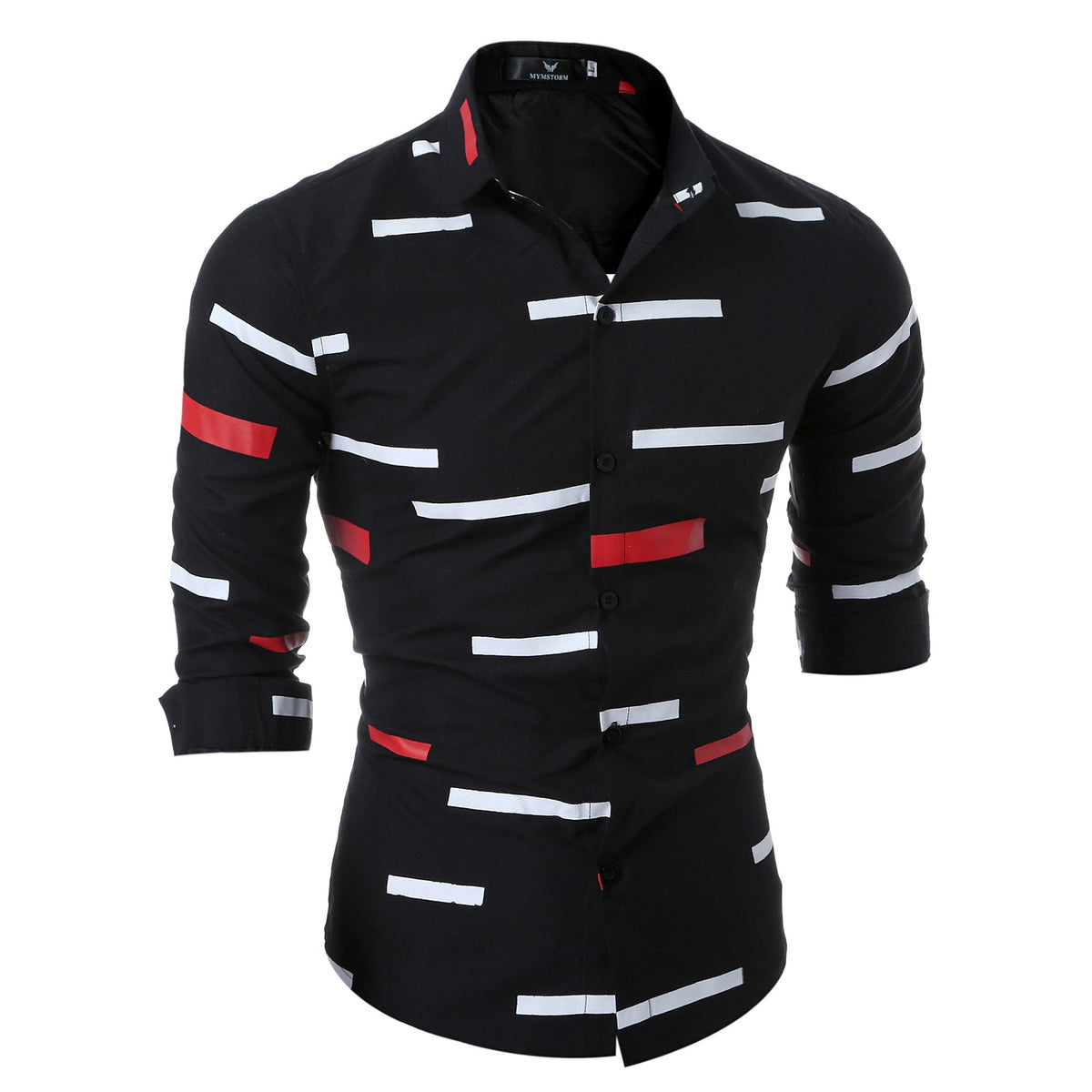Spring Men's Geometric Printed Shirt Trendy Men Shirt Coat - RALO COLLECTION STUDIO