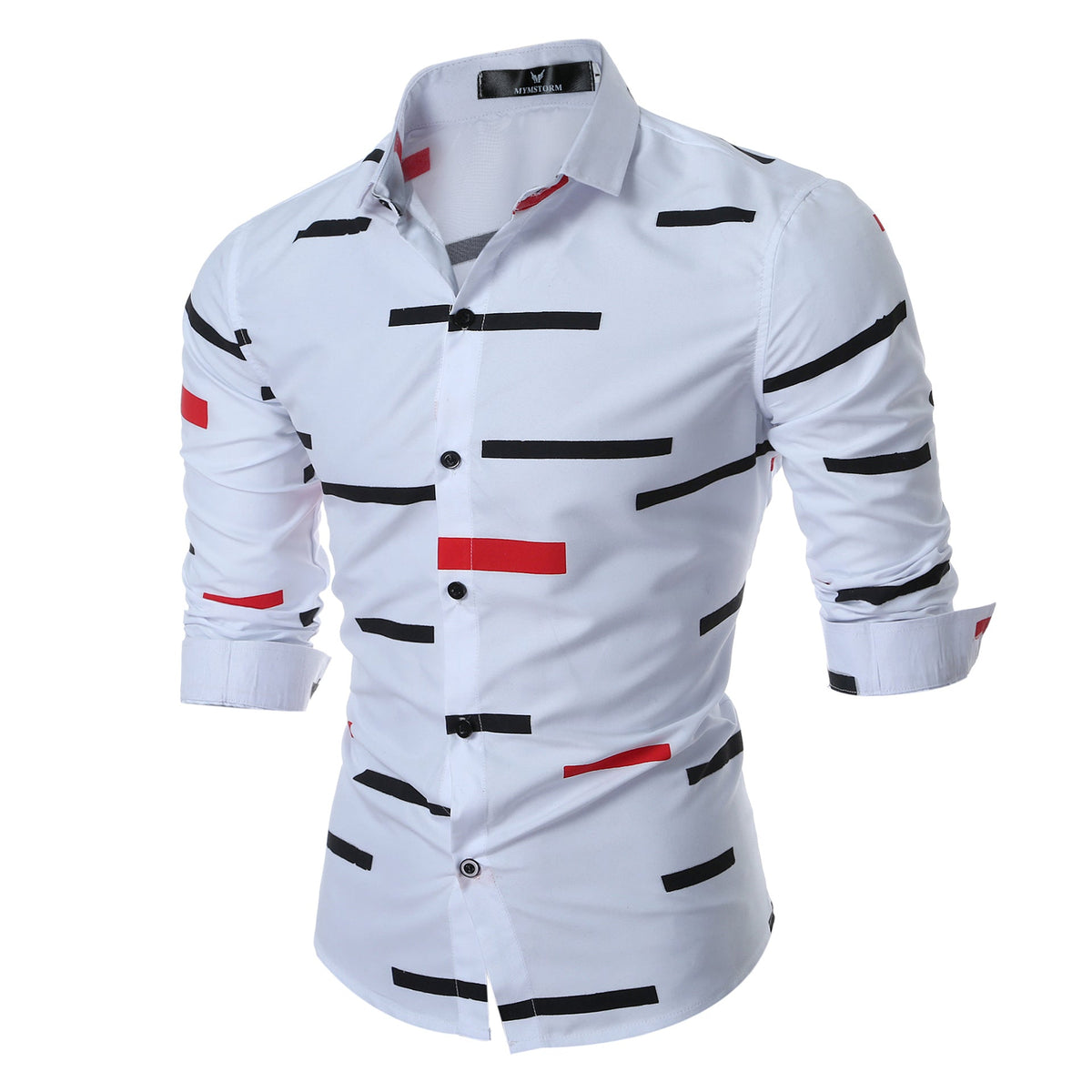 Spring Men's Geometric Printed Shirt Trendy Men Shirt Coat - RALO COLLECTION STUDIO