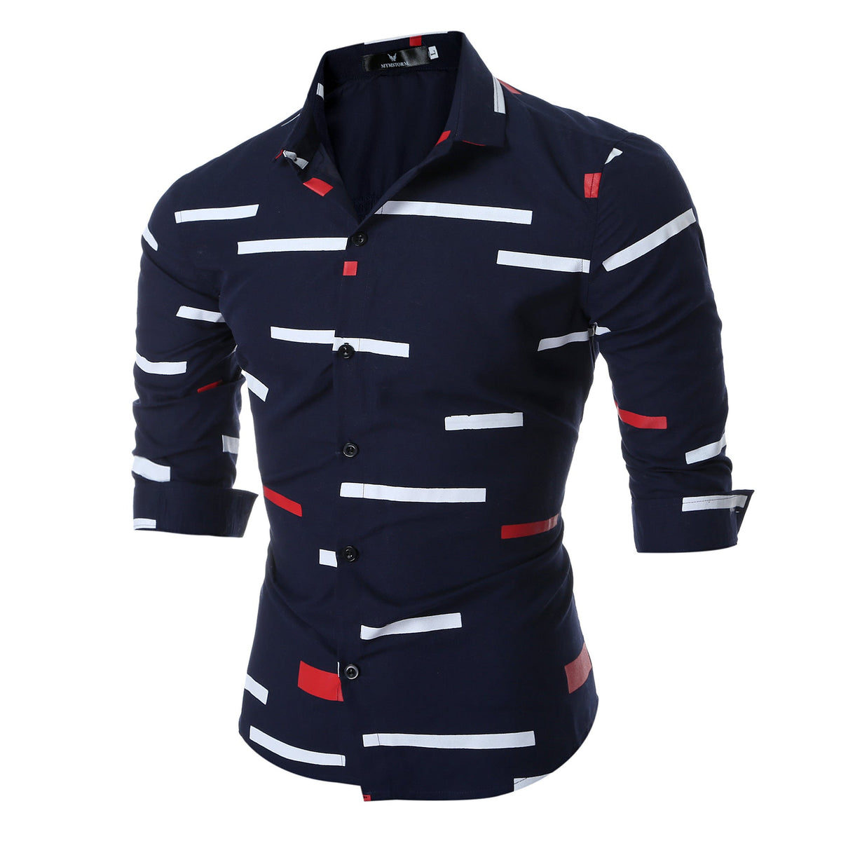 Spring Men's Geometric Printed Shirt Trendy Men Shirt Coat - RALO COLLECTION STUDIO