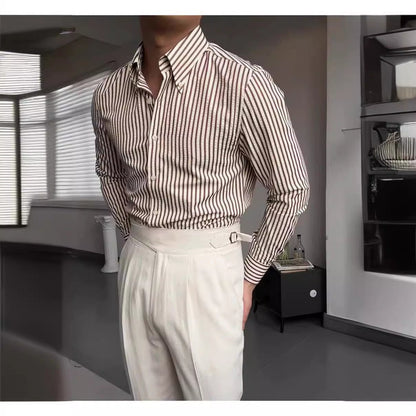 Spring Seersucker Series Shirt Men - RALO COLLECTION STUDIO