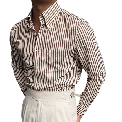 Spring Seersucker Series Shirt Men - RALO COLLECTION STUDIO