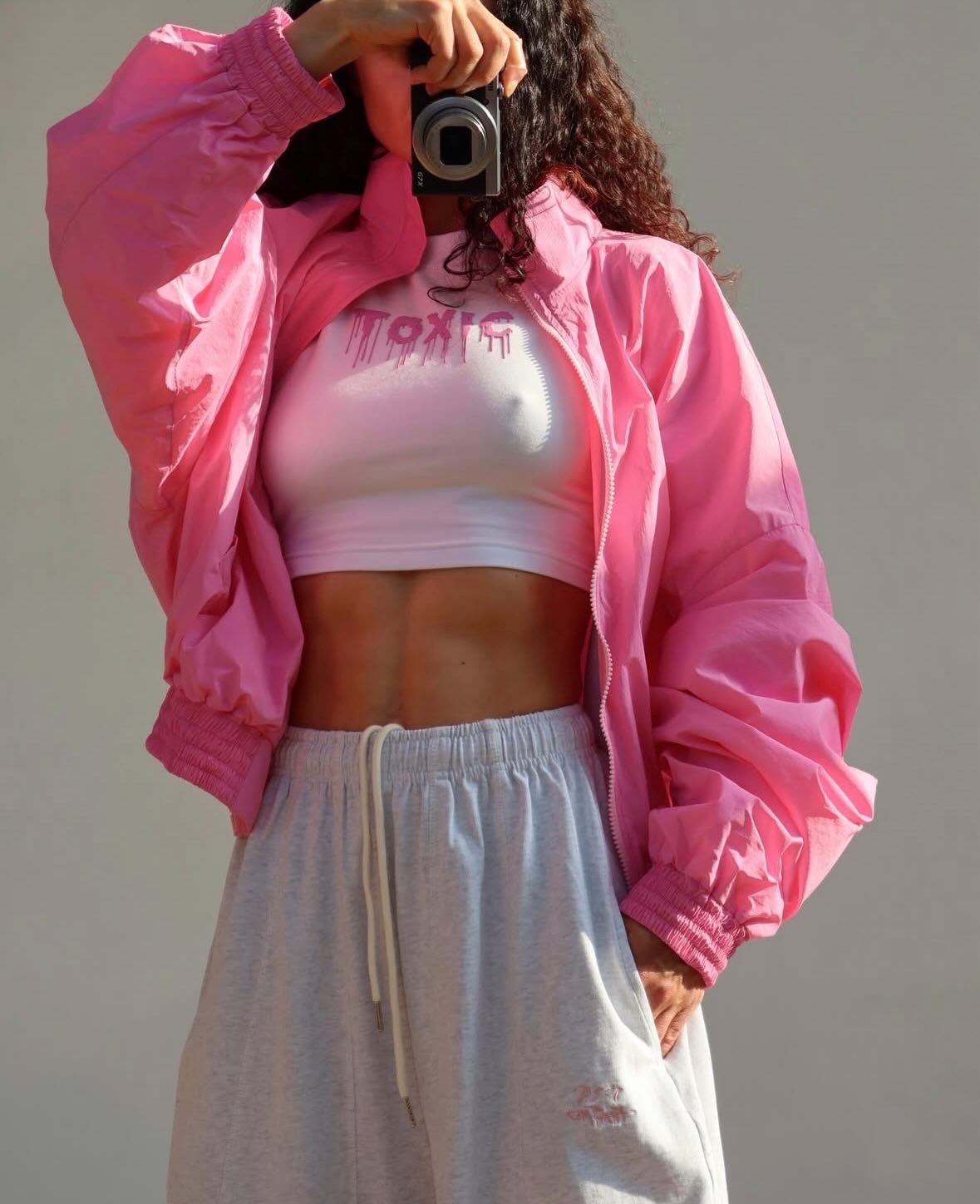 Stand Collar Zip Up Cropped Bomber Jacket - RALO COLLECTION STUDIO