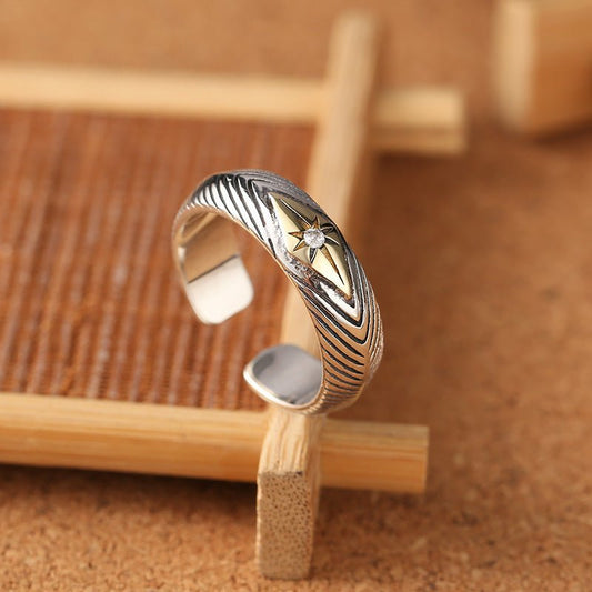 Sterling Silver Stylish Opening Ring Men And Women - RALO COLLECTION STUDIO