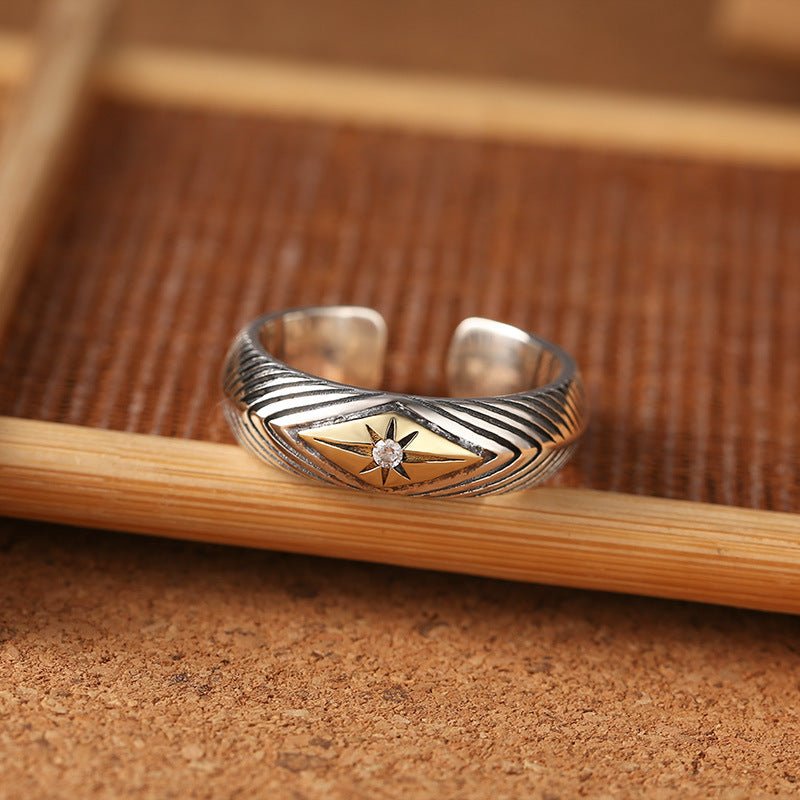Sterling Silver Stylish Opening Ring Men And Women - RALO COLLECTION STUDIO