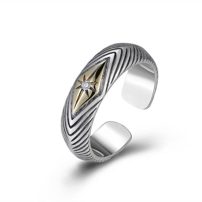 Sterling Silver Stylish Opening Ring Men And Women - RALO COLLECTION STUDIO