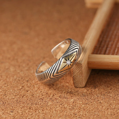 Sterling Silver Stylish Opening Ring Men And Women - RALO COLLECTION STUDIO