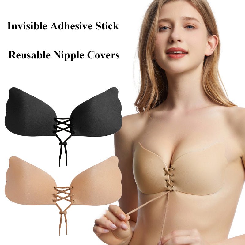 Strapless Bra Adhesive Sticky Push Up Bras For Women Rabbit Brassiere Lingerie Invisible Women Hot - RALO COLLECTION STUDIO