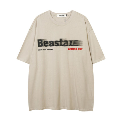 Street Fashion Printed Letter Cotton T-shirt For Men - RALO COLLECTION STUDIO