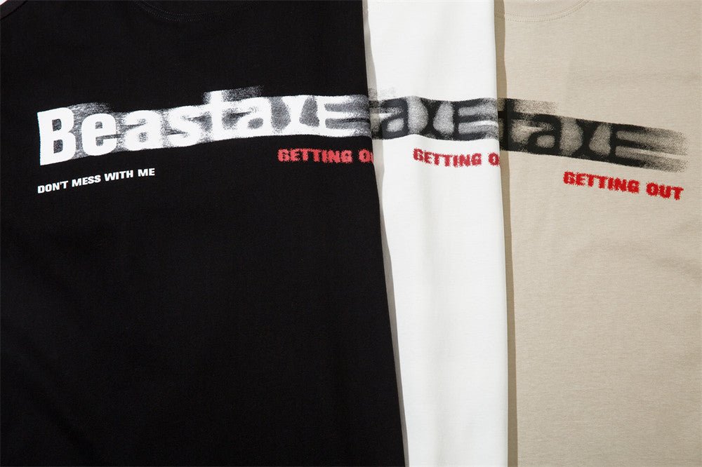 Street Fashion Printed Letter Cotton T-shirt For Men - RALO COLLECTION STUDIO