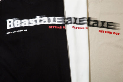 Street Fashion Printed Letter Cotton T-shirt For Men - RALO COLLECTION STUDIO
