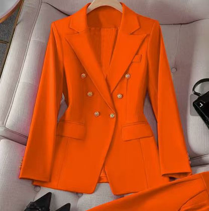 Stylish Wide-leg Pants Professional Formal Wear For Petite Figures Casual Suit - RALO COLLECTION STUDIO