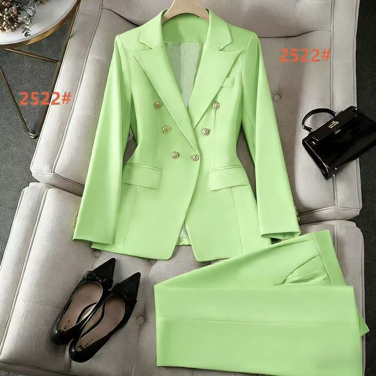 Stylish Wide-leg Pants Professional Formal Wear For Petite Figures Casual Suit - RALO COLLECTION STUDIO
