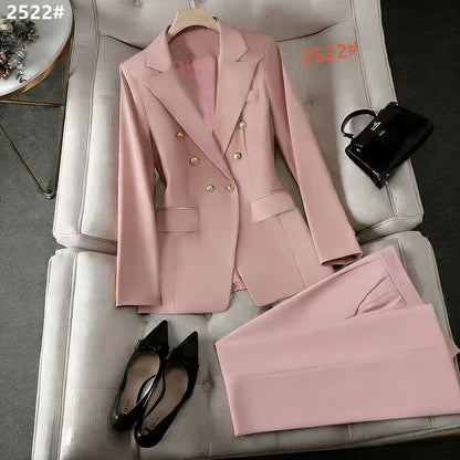 Stylish Wide-leg Pants Professional Formal Wear For Petite Figures Casual Suit - RALO COLLECTION STUDIO