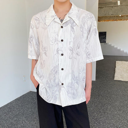 Summer Cuban Collar Shirt Casual Men - RALO COLLECTION STUDIO