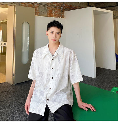 Summer Cuban Collar Shirt Casual Men - RALO COLLECTION STUDIO