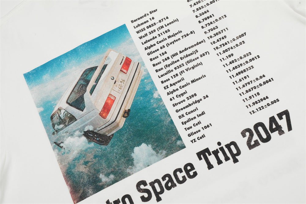 Summer Rock Hip Hop Car Printed Short-sleeved T-shirt For Men - RALO COLLECTION STUDIO