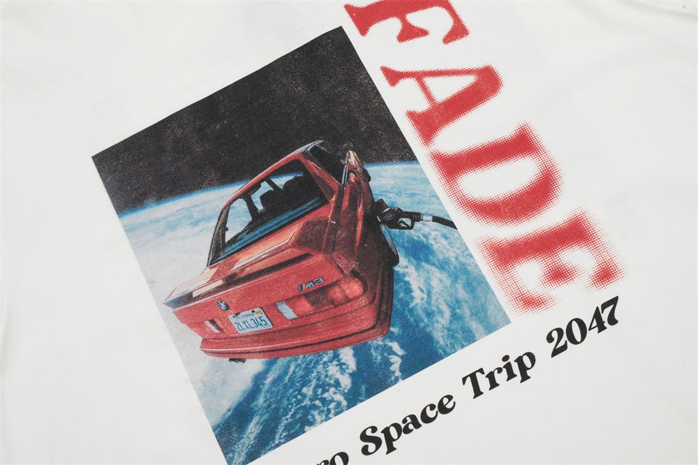 Summer Rock Hip Hop Car Printed Short-sleeved T-shirt For Men - RALO COLLECTION STUDIO