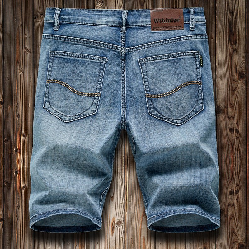 Summer Stretch Denim Shorts Mens Capri Pants - RALO COLLECTION STUDIO