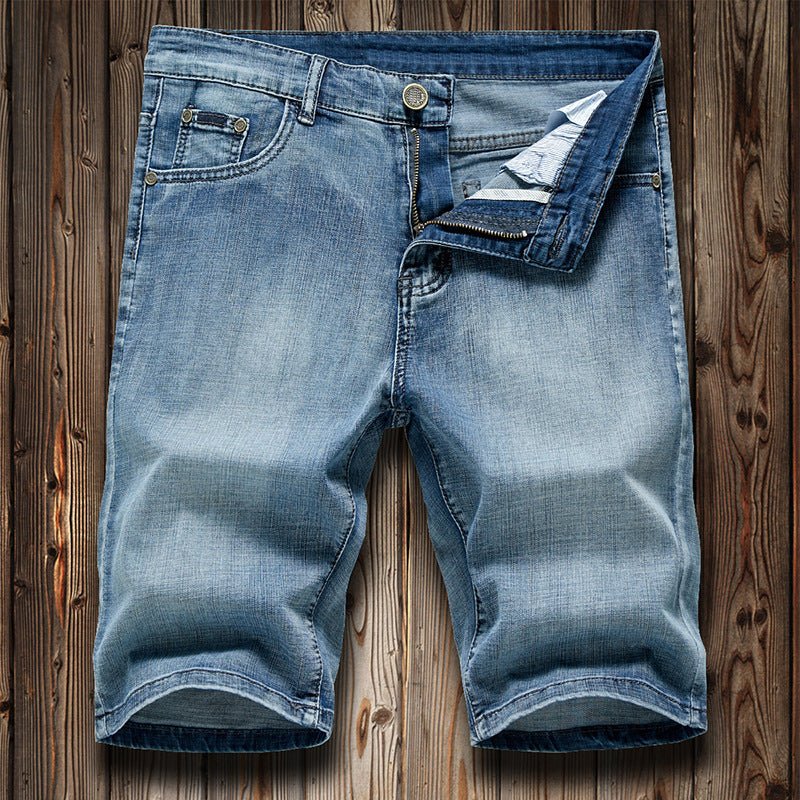 Summer Stretch Denim Shorts Mens Capri Pants - RALO COLLECTION STUDIO