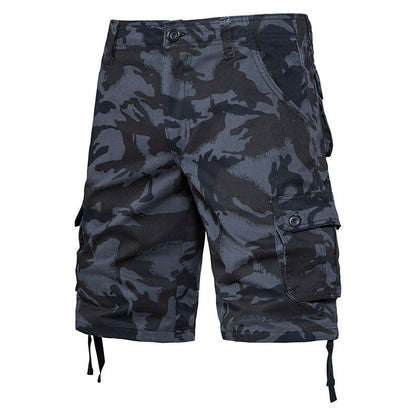 Summer Thin Washed Workwear Casual Loose-fit Camouflage Five-point Pants - RALO COLLECTION STUDIO