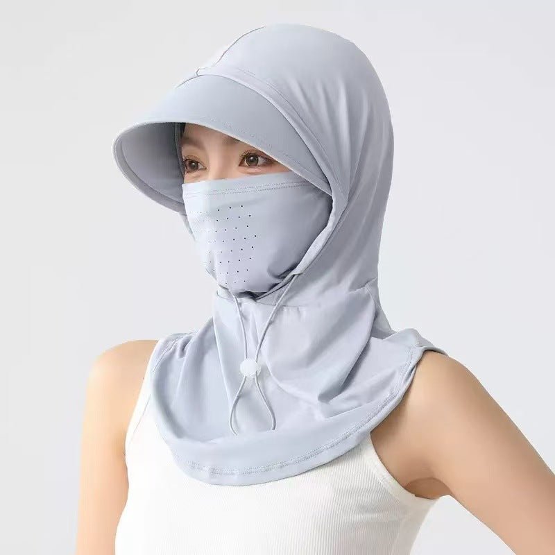 Sunscreen Face Mask With Hood Full-face UV Protection - RALO COLLECTION STUDIO
