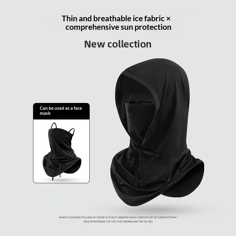 Sunscreen Face Mask With Hood Full-face UV Protection - RALO COLLECTION STUDIO