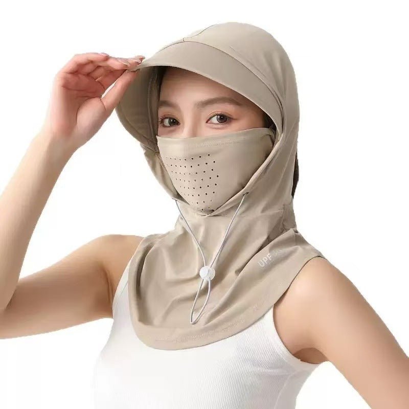 Sunscreen Face Mask With Hood Full-face UV Protection - RALO COLLECTION STUDIO