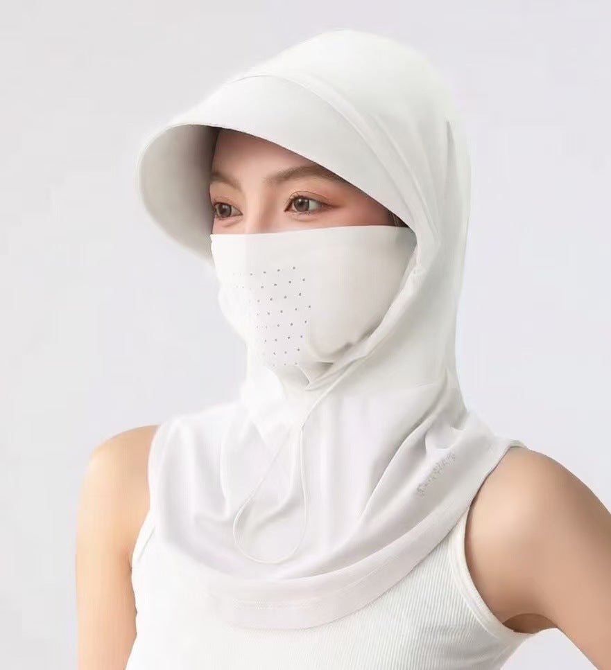 Sunscreen Face Mask With Hood Full-face UV Protection - RALO COLLECTION STUDIO