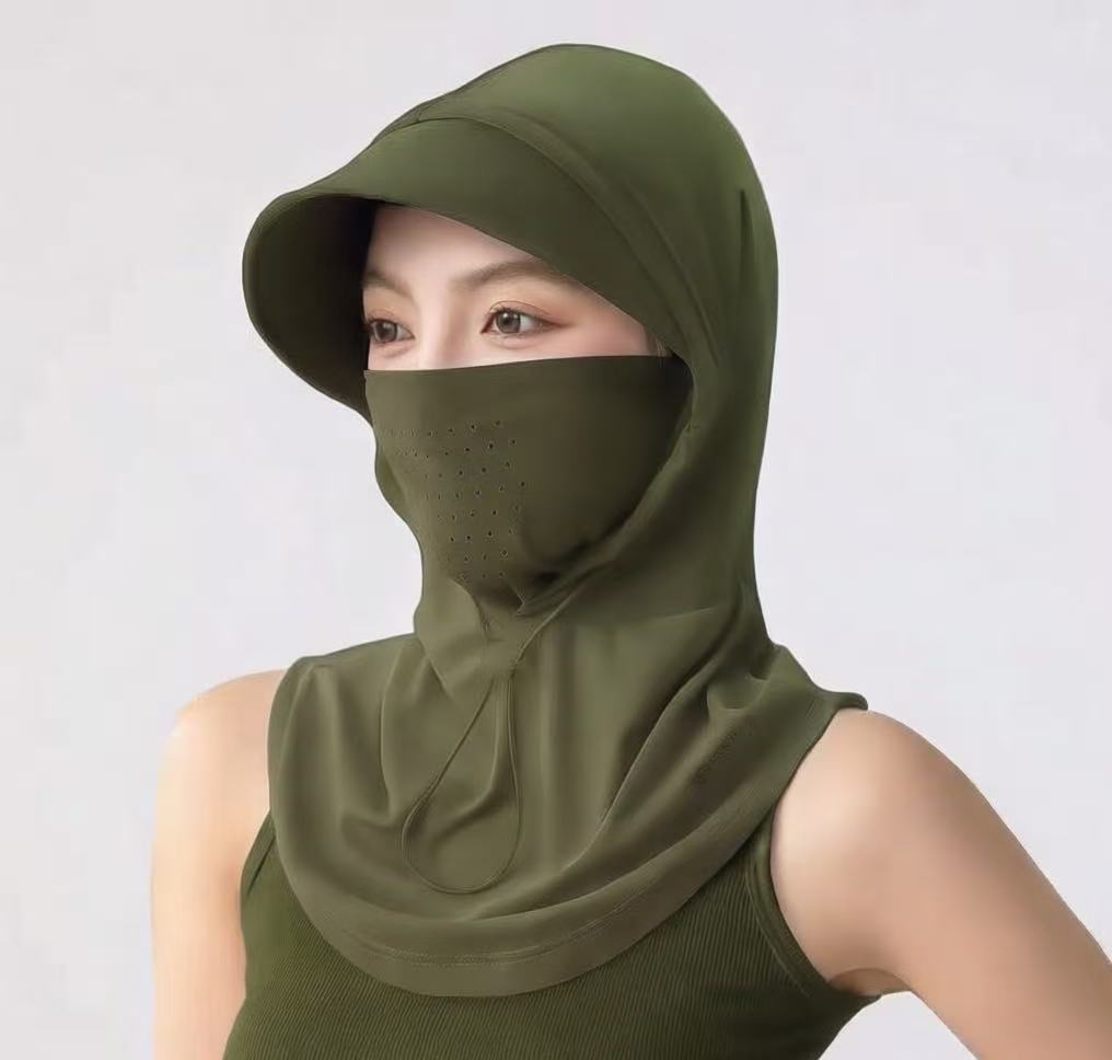 Sunscreen Face Mask With Hood Full-face UV Protection - RALO COLLECTION STUDIO
